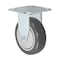 Casterhq 5"x1-1/4" Rigid Caster, Gray Polyurethane on Polyolefin Core Wheel 24CR514PPU34X-02 - alternate 1
